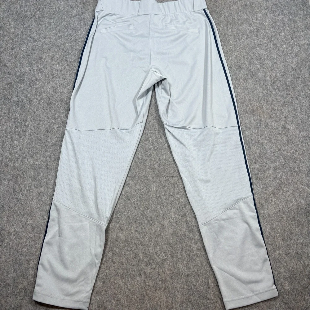 Nike Baseball Pants Men's Size Large High Rise‎ Grey Black Dri-Fit Activewear